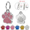 Personalized Paw Print Pet ID Tag