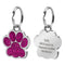 Personalized Paw Print Pet ID Tag