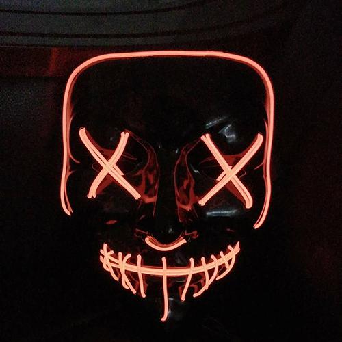 Halloween LED Purge Light Up Mask