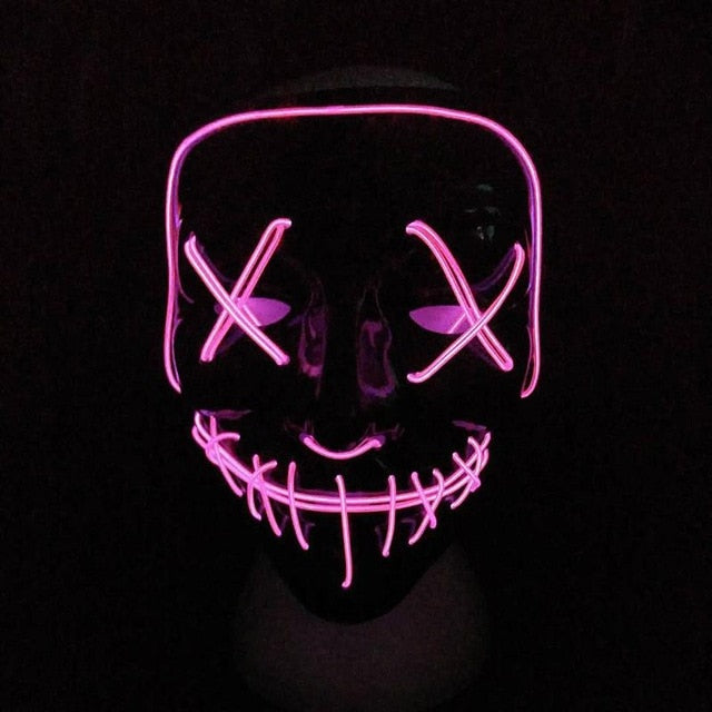 Halloween LED Purge Light Up Mask