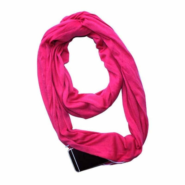 iScarf™ Multi-Way Infinity Scarf with Pocket