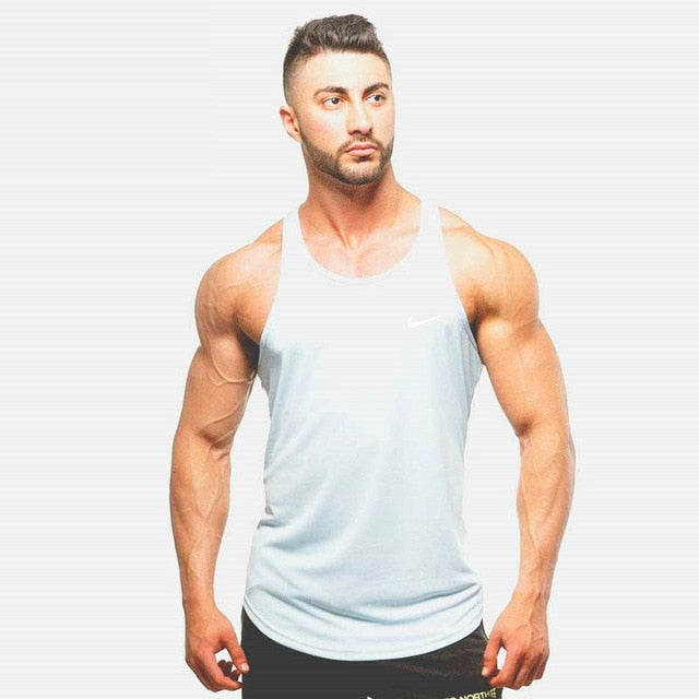 Golds Gyms Brand Bodybuilding Stringer Tank Top For Men