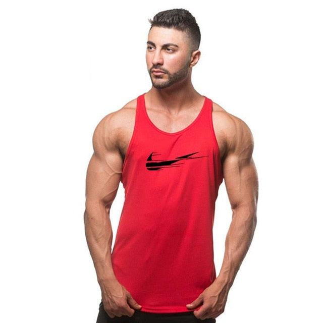 Golds Gyms Brand Bodybuilding Stringer Tank Top For Men