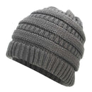 CuteBeanie™ Soft Knit Ponytail Beanie